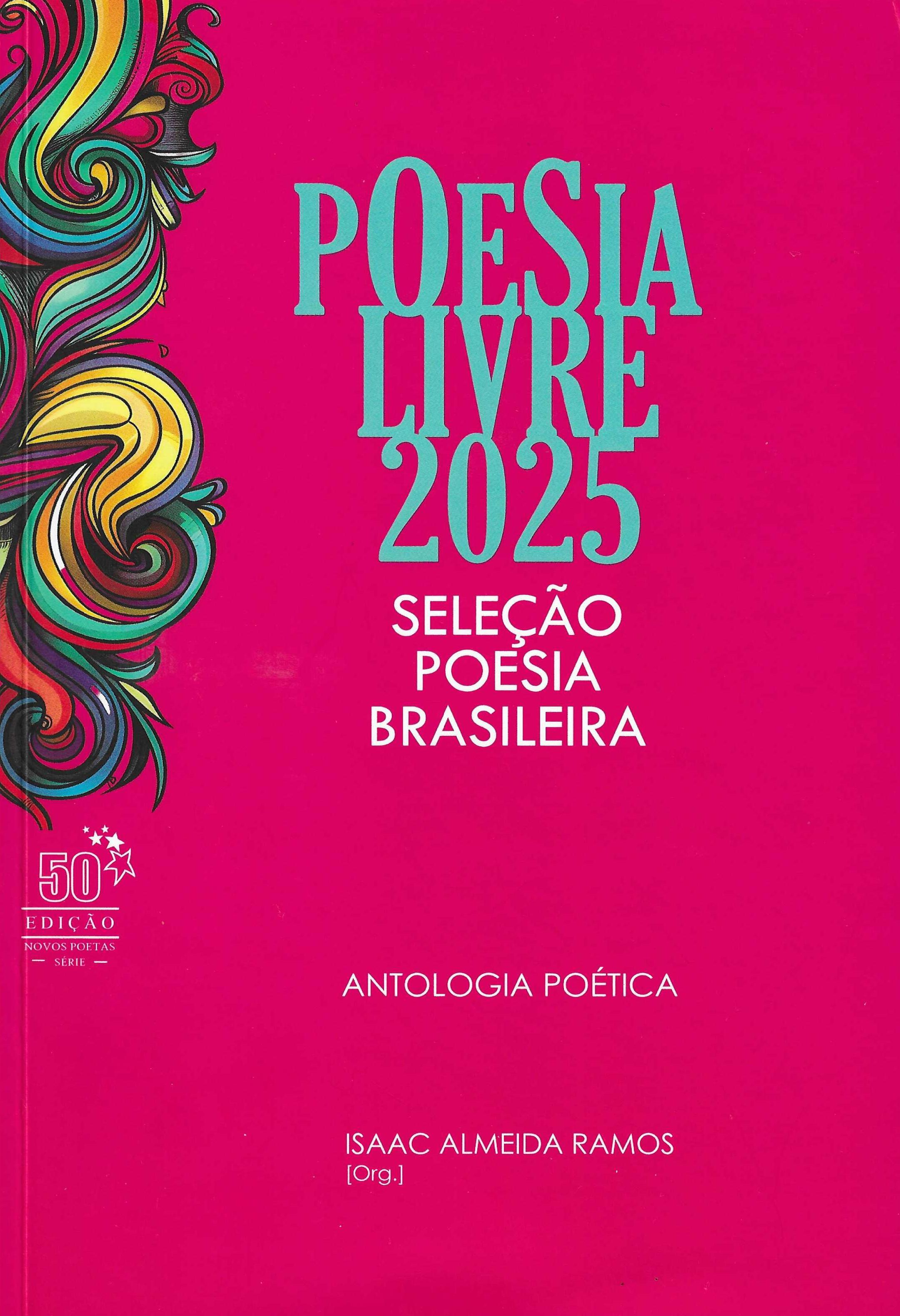 Capa do livro Poesia Livre 2025, Antologia Poética